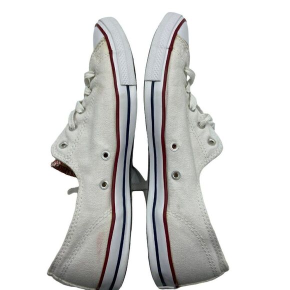 CONVERSE WOMENS CHUCK TAYLOR ALL STAR SHORELINE SNEAKER WHITE Size 9 - Picture 7 of 10